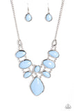 Dreamily Decked Out - Blue ~ Paparazzi Necklace - Glitzygals5dollarbling Paparazzi Boutique 