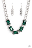 Radiating Review - Green ~ Paparazzi Necklace - Glitzygals5dollarbling Paparazzi Boutique 