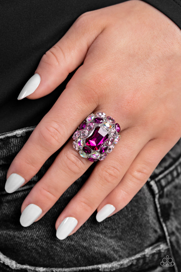 Perfectly Park Avenue - Pink ~ Paparazzi Ring - Glitzygals5dollarbling Paparazzi Boutique 