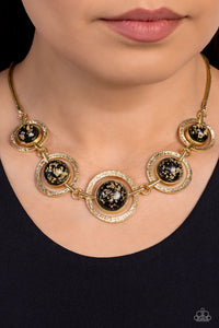 Sophisticated Showcase - Black ~ Paparazzi Necklace - Glitzygals5dollarbling Paparazzi Boutique 