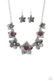 Free FLORAL - Red ~ Paparazzi Necklace - Glitzygals5dollarbling Paparazzi Boutique 