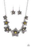 Free FLORAL - Yellow ~ Paparazzi Necklace - Glitzygals5dollarbling Paparazzi Boutique 