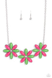 Bodacious Bouquet - Green ~ Paparazzi Necklace - Glitzygals5dollarbling Paparazzi Boutique 