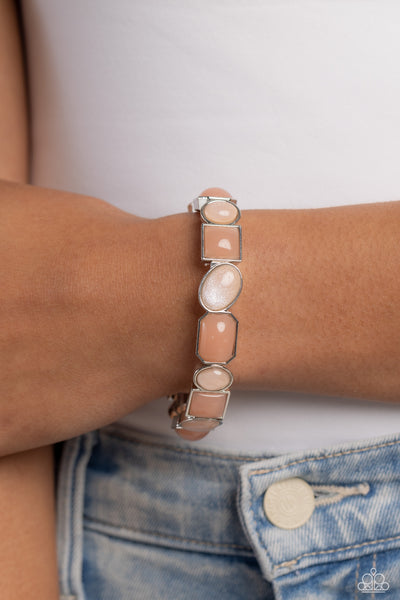 Giving Geometrics - Orange ~ Paparazzi Bracelet - Glitzygals5dollarbling Paparazzi Boutique 