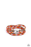 PAW-sitive Thinking - Orange ~ Paparazzi Bracelet - Glitzygals5dollarbling Paparazzi Boutique 