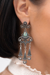 Revered Rustic - Blue ~ Paparazzi Earrings July 2023 Fashion Fix - Glitzygals5dollarbling Paparazzi Boutique 