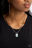 PAW to the Line - Blue ~ Paparazzi Necklace - Glitzygals5dollarbling Paparazzi Boutique 