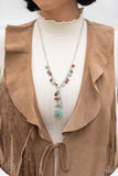 Notably Natural - Blue ~ Paparazzi Necklace July 2023 Fashion Fix - Glitzygals5dollarbling Paparazzi Boutique 