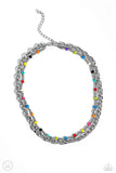 A Pop of Color - Multi ~ Paparazzi Necklace Choker - Glitzygals5dollarbling Paparazzi Boutique 