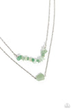 Chiseled Caliber - Green ~ Paparazzi Necklace - Glitzygals5dollarbling Paparazzi Boutique 