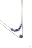 Chiseled Caliber - Purple ~ Paparazzi Necklace - Glitzygals5dollarbling Paparazzi Boutique 