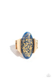 Shimmery Sovereign - Blue ~ Paparazzi Ring - Glitzygals5dollarbling Paparazzi Boutique 