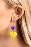 Flirting with Fashion - Purple ~ Paparazzi Earrings - Glitzygals5dollarbling Paparazzi Boutique 
