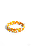 Coiled Candy - Yellow ~ Paparazzi Bracelet - Glitzygals5dollarbling Paparazzi Boutique 
