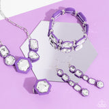 Evolving Elegance - Purple ~ Paparazzi Necklace - Glitzygals5dollarbling Paparazzi Boutique 