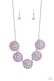 Floral Fervor - Purple ~ Paparazzi Necklace - Glitzygals5dollarbling Paparazzi Boutique 