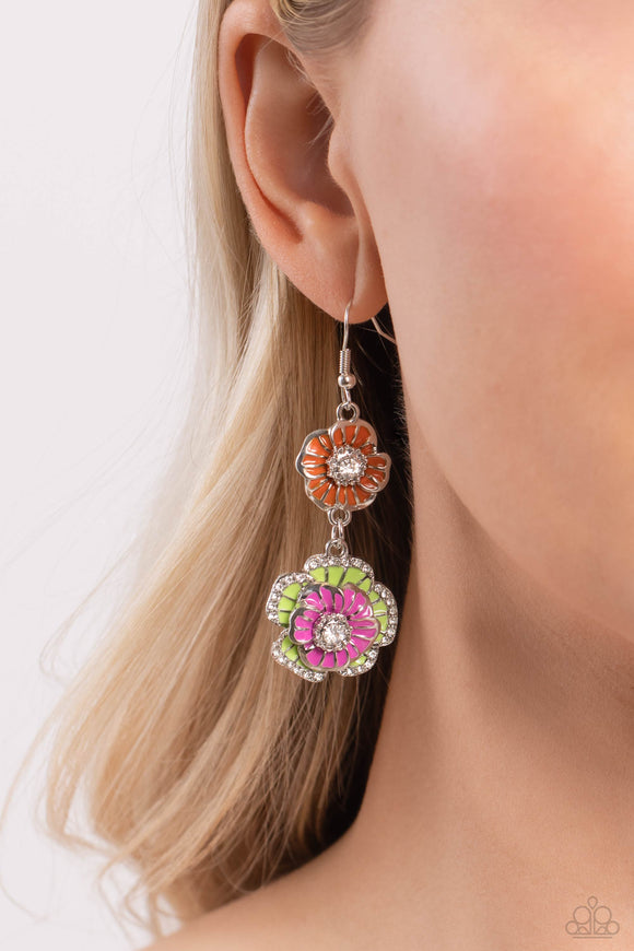 Intricate Impression - Multi ~ Paparazzi Earrings - Glitzygals5dollarbling Paparazzi Boutique 