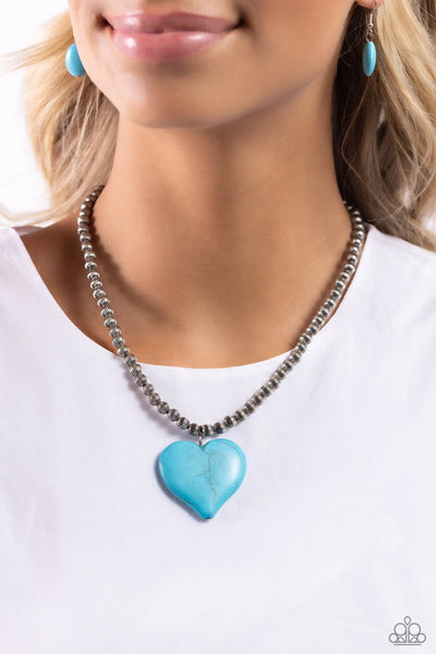 Picturesque Pairing - Blue ~ Paparazzi Necklace - Glitzygals5dollarbling Paparazzi Boutique 