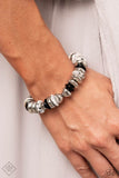 Harmoniously High-End - Black ~ Paparazzi Bracelet - Glitzygals5dollarbling Paparazzi Boutique 