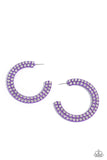 Flawless Fashion - Purple ~ Paparazzi Earrings - Glitzygals5dollarbling Paparazzi Boutique 
