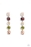 Sophisticated Stack - Multi~ Paparazzi Earrings - Glitzygals5dollarbling Paparazzi Boutique 