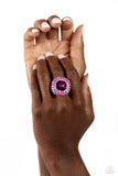 Glistening Grit - Pink ~ Paparazzi Ring - Glitzygals5dollarbling Paparazzi Boutique 