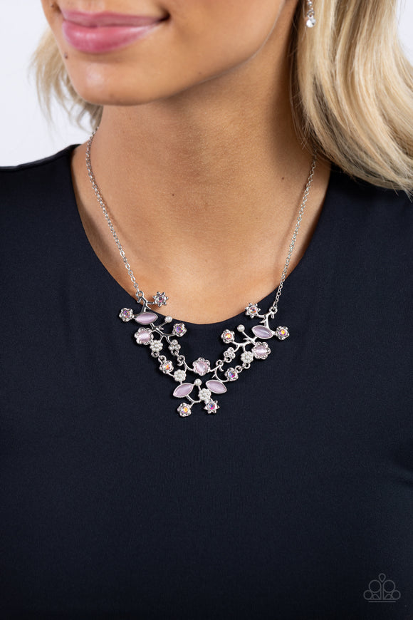 Gardening Group - Pink ~ Paparazzi Necklace - Glitzygals5dollarbling Paparazzi Boutique 