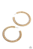 Scintillating Sass - Gold ~ Paparazzi Earrings - Glitzygals5dollarbling Paparazzi Boutique 