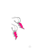 Lightning Limit - Pink ~ Paparazzi Earrings - Glitzygals5dollarbling Paparazzi Boutique 