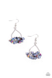 Charm of the Century - Blue ~ Paparazzi Earrings - Glitzygals5dollarbling Paparazzi Boutique 