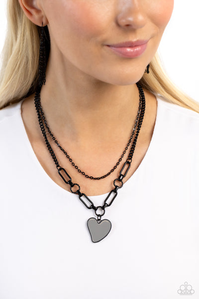 Carefree Confidence - Silver ~ Paparazzi Necklace - Glitzygals5dollarbling Paparazzi Boutique 