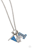Cheering Section - Blue ~ Paparazzi Necklace - Glitzygals5dollarbling Paparazzi Boutique 