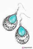 Paparazzi Take Me to the River Turquoise Blue Earrings - Glitzygals5dollarbling Paparazzi Boutique 