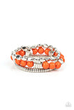 Paparazzi Tour de Tourist - Orange - Bracelet - Glitzygals5dollarbling Paparazzi Boutique 