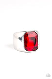 Scholar - red - Paparazzi mens ring - Glitzygals5dollarbling Paparazzi Boutique 