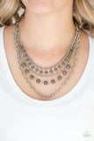 Ground Forces - green - Paparazzi necklace - Glitzygals5dollarbling Paparazzi Boutique 