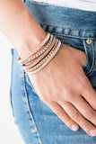 Fashion Fiend - Orange Bracelet - Paparazzi Accessories - Glitzygals5dollarbling Paparazzi Boutique 