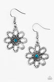 Fashion Floret Blue Earrings - Glitzygals5dollarbling Paparazzi Boutique 