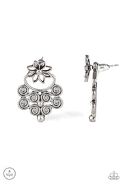 Garden Spindrift - silver - Paparazzi earrings - Glitzygals5dollarbling Paparazzi Boutique 