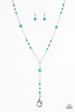 Modern Mountaineer Blue ~ Paparazzi Necklace - Glitzygals5dollarbling Paparazzi Boutique 