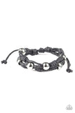 Paparazzi Free Climb - Urban Bracelet Black - Glitzygals5dollarbling Paparazzi Boutique 