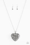 Paparazzi Heartless Heiress Silver Necklace - Glitzygals5dollarbling Paparazzi Boutique 