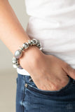 Big League Luster - silver - Paparazzi bracelet - Glitzygals5dollarbling Paparazzi Boutique 