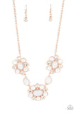 Your Chariot Awaits Rose Gold ~ Paparazzi Necklace - Glitzygals5dollarbling Paparazzi Boutique 