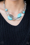 Paparazzi Second Nature Blue Necklace - Glitzygals5dollarbling Paparazzi Boutique 
