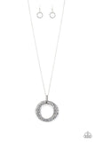 Paparazzi Metal Marathon Silver Necklace - Glitzygals5dollarbling Paparazzi Boutique 