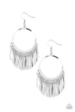 Radiant Chimes - Silver Earrings - Paparazzi - Glitzygals5dollarbling Paparazzi Boutique 
