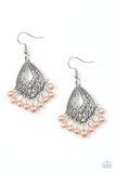 Paparazzi Earring ~ Gracefully Gatsby - Brown - Glitzygals5dollarbling Paparazzi Boutique 