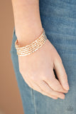 Paparazzi Stunningly Stacked - Rose Gold Infinity Coil Bracelet - Glitzygals5dollarbling Paparazzi Boutique 