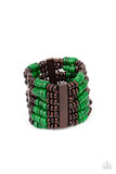 Vacay Vogue Green ~ Paparazzi Bracelet - Glitzygals5dollarbling Paparazzi Boutique 